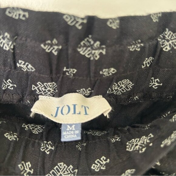 Jolt | Black and White print paperbag pants | Size Medium - Picture 3 of 7